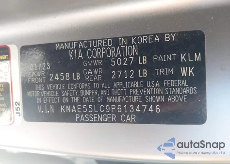 2023 Kia Stinger Gt2 из США, поврежденный, VIN KNAE55LC9P6134746